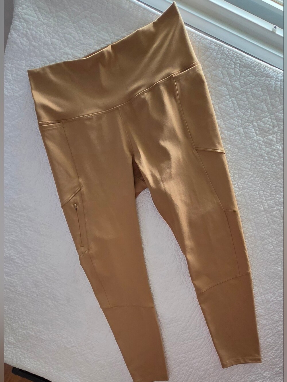 Calia High-Rise Tan Performance Leggings - Picture 12 of 16